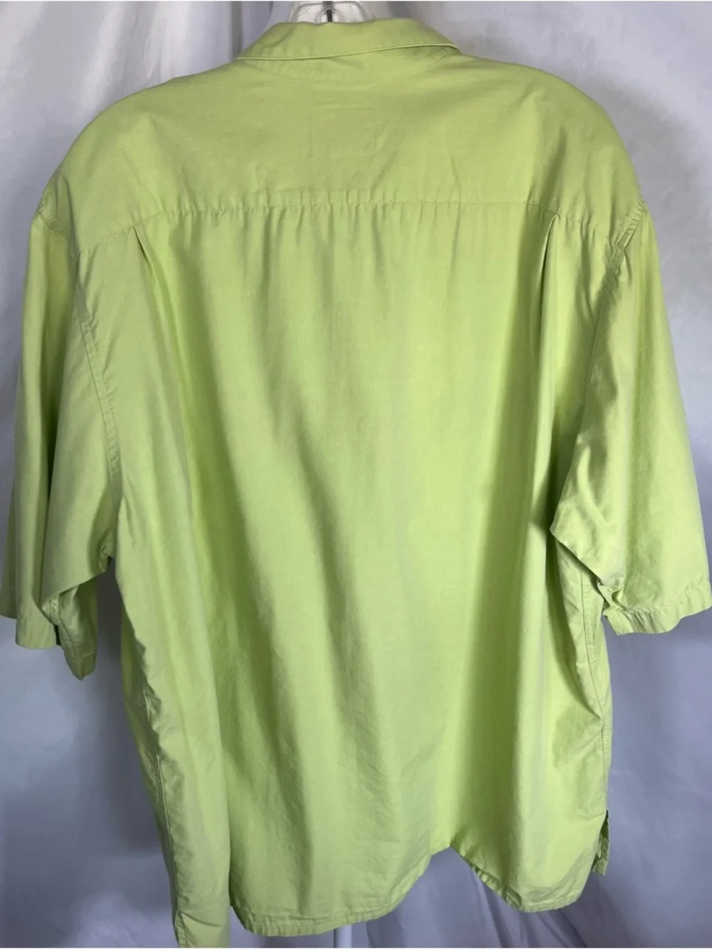 Reyn Spooner Men’s Vintage Embroidered Surfboard Hawaiian Shirt Lime Green XL - Picture 7 of 8